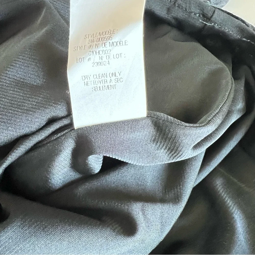 Helmut‎ Lang Women’s Lucid Black Sleeveless Asymmetric Dress Linen